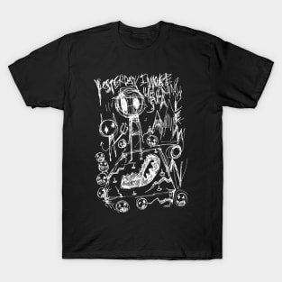 Everything in its Right Place Illustrated Lyrics T-Shirt